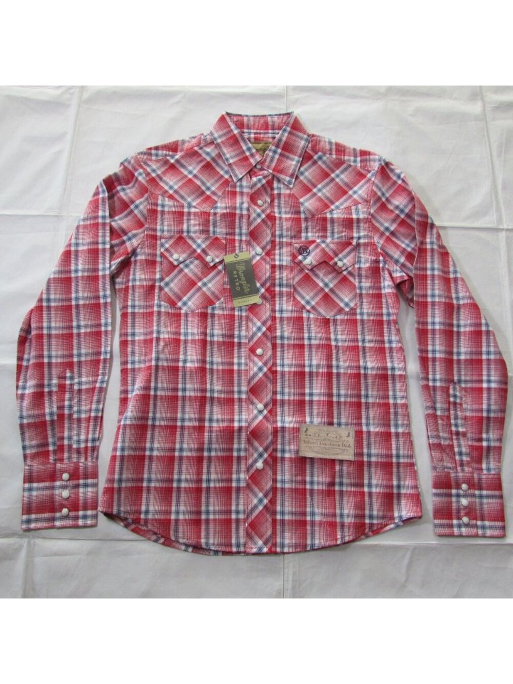 Wrangler Retro Men's Long Sleeve Plaid Snap Western Shirt 112374741